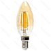 LAMPADINA LED C35 E14 6W AMBRATA - LUCE CALDA 2200KAigostar