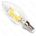 LAMPADINA LED C35 E14 8W - LUCE CALDA 2700KAigostar