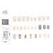 J&E UNGHIE FINTE CON DIAMANTE - NUDE 24PZJ&e