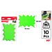MP ETICHETTE PREZZO 110*80MM 10F VERDE FLUOMp