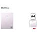 MP BUSTA VERTICALE CHIUSURA VELCRO BIANCO - A4Mp