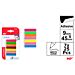 MP SEGNAPAGINA ADESIVI 45X9MM 25X7 COLORI FLUOMp
