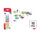 MP CLIP FERMACARTE COLORATO 19MM - 12PZMp