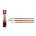ARTIX PENNELLI PROF TONDI 3PZ LEGNO NATArtix