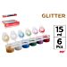 MP SET 6 TEMPERE GLITTER 15MLMp