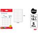 MP ETICHETTE ADESIVE STAMPABILI 18x12MM BIANCO - 280PZMp