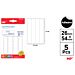 MP ETICHETTE ADESIVE STAMPABILI 54*26MM 60PZ BIANCMp