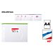 MP BUSTA TRASPARENTE CHIUSURA ZIP COLORATA A4 COL.Mp