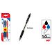 MP PENNA SFERA A SCATTO 1.0MM 3PZ 1*R/1*N/1*BMp