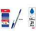 MP PENNE SFERA 1.0MM 21PZ BLUMp