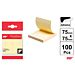 MP POST-IT 75x75MM GIALLO CHIARO - 100PZMp