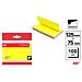 MP NOTE ADESIVE 125X75MM 75G 100F GIALLO FLUOMp