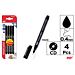 MP MARCATORE CD/DVD PUNTA FINE 0.4MM 4PZ NEROMp