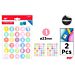 MP STICKERS ADESIVI PN125/20 - NUMERI PASTELMp