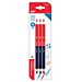 MP MATITA DOPPIA PUNTA 5.0MM BLU+ROSSO 3PZMp