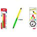 MP MATITA FLUO DOPPIA PUNTA 3PZ (6 COLORI)Mp