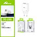 Caricatore GaN PD 35W TC-235 - USB A+CHome