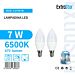 Lampadina LED a Candela E14 7W 670LM - Luce Fredda 6500K - 2pzExtrastar