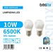 Lampadina LED E27 10W 950LM - Luce Fredda 6500K - 2pzExtrastar