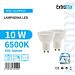 Lampadina LED GU10 10W 935LM - Luce Fredda 6500K - 2pzExtrastar