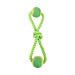 CORDA CON 2 PALLINE DA TENNIS PER CANI - 38CMNobleza