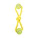 CORDA CON 2 PALLINE DA TENNIS PER CANI - 38CMNobleza