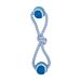 CORDA CON 2 PALLINE DA TENNIS PER CANI - 38CMNobleza