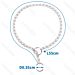 COLLARE A SCORRIMENTO - 55CM - LNobleza
