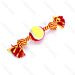 CORDA CON PALLINA DA TENNIS PER CANI - 20CMNobleza