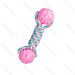 CORDONE CON 2 PALLINE PER CANI - 23CMNobleza