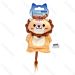 PELUCHE CON ERBA GATTA -  LEONENobleza