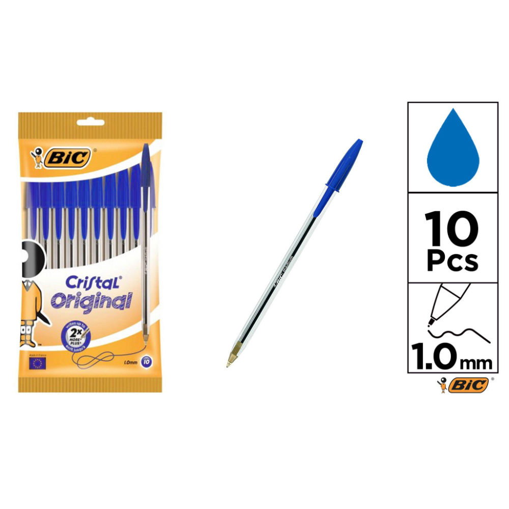 CRISTAL MED POUCH10 BLUE EUBic