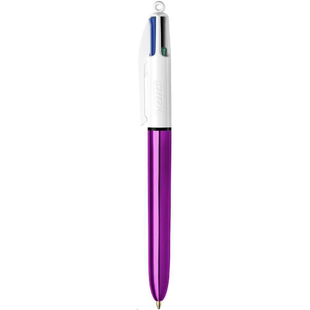 Bic Penna Sfera 4 Colours Shine - ViolaBic