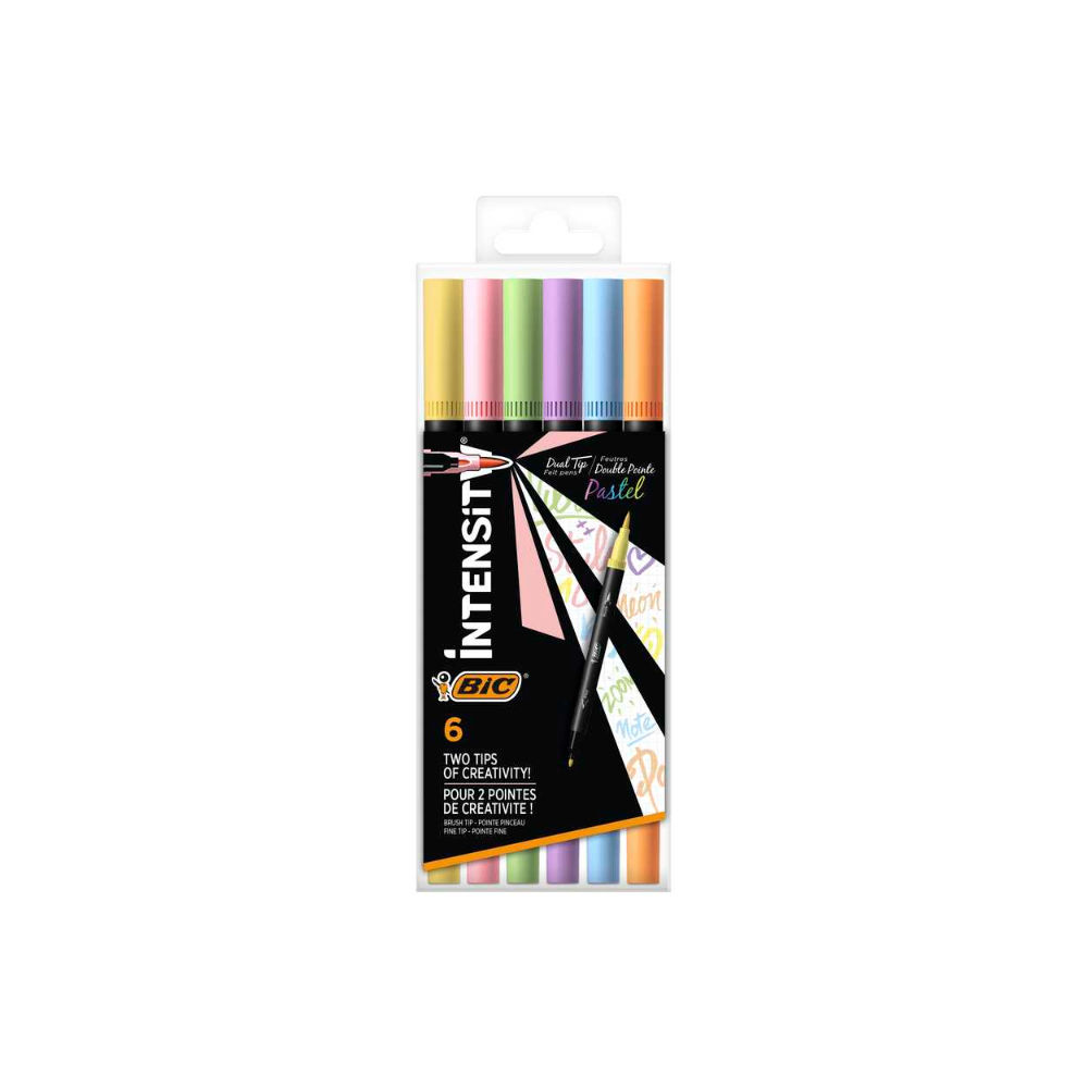 PENNARELLO BIC INTENSITY DUAL TIP 6 PZ. 503826Bic