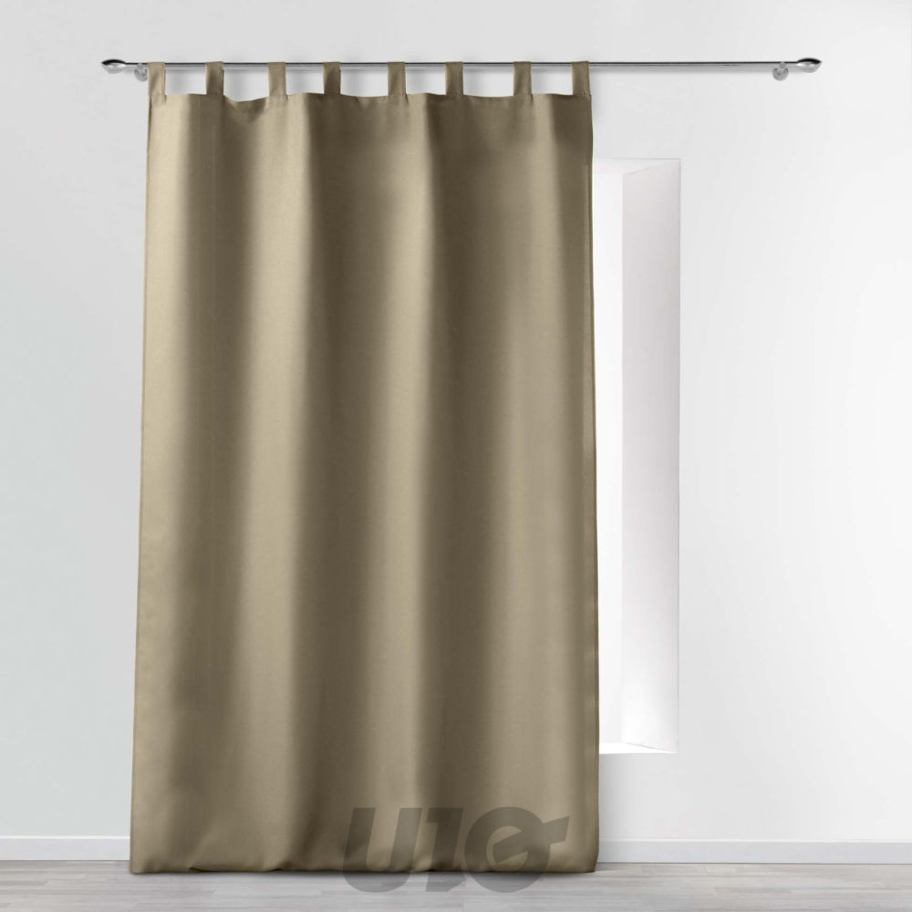 TENDA CON PASSANTI 140 X 260 CM POLIESTERE UNITO ESSENTIEL LDouceur D'intÉrieur