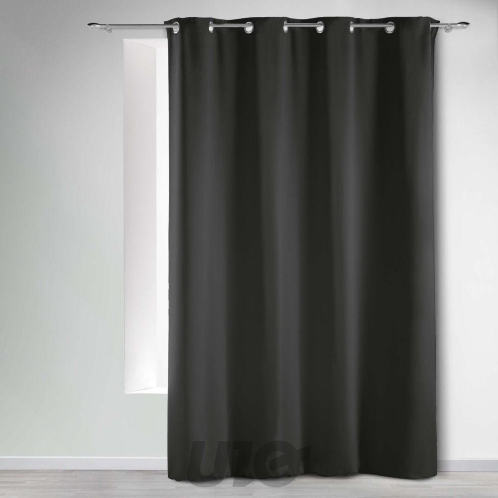 TENDA CON OCCHIELLI 135 X 280 CM COPRENTE UNITO OCCULT CARBODouceur D'intÉrieur