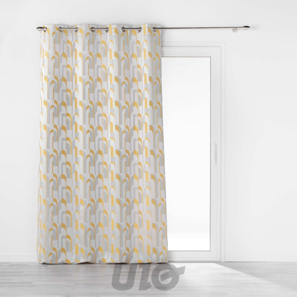 TENDA CON OCCHIELLI 140 X 260 CM JACQUARD MEDICISDouceur D'intÉrieur