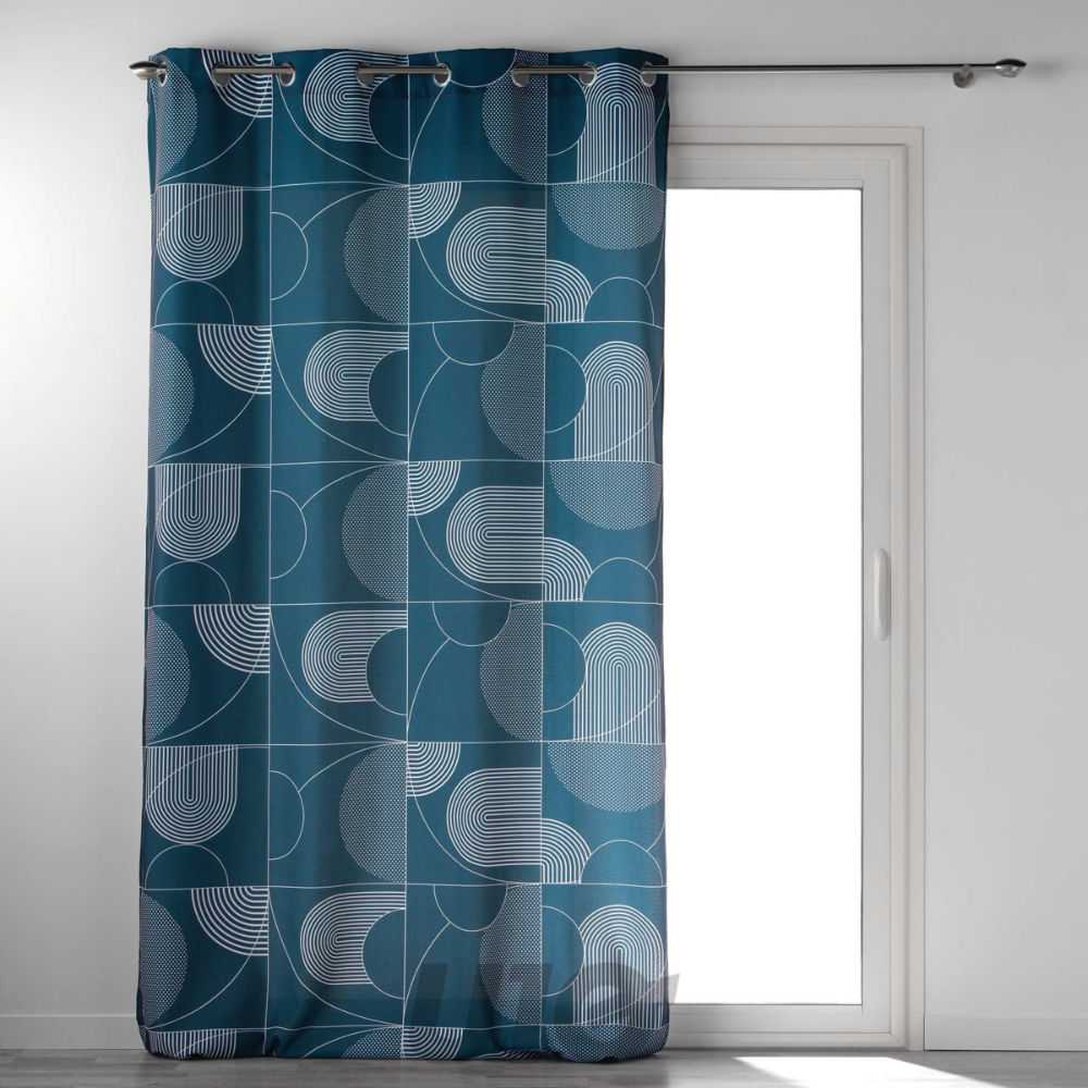 TENDA CON OCCHIELLI 140 X 280 CM POLIESTERE STAMPADouceur D'intÉrieur