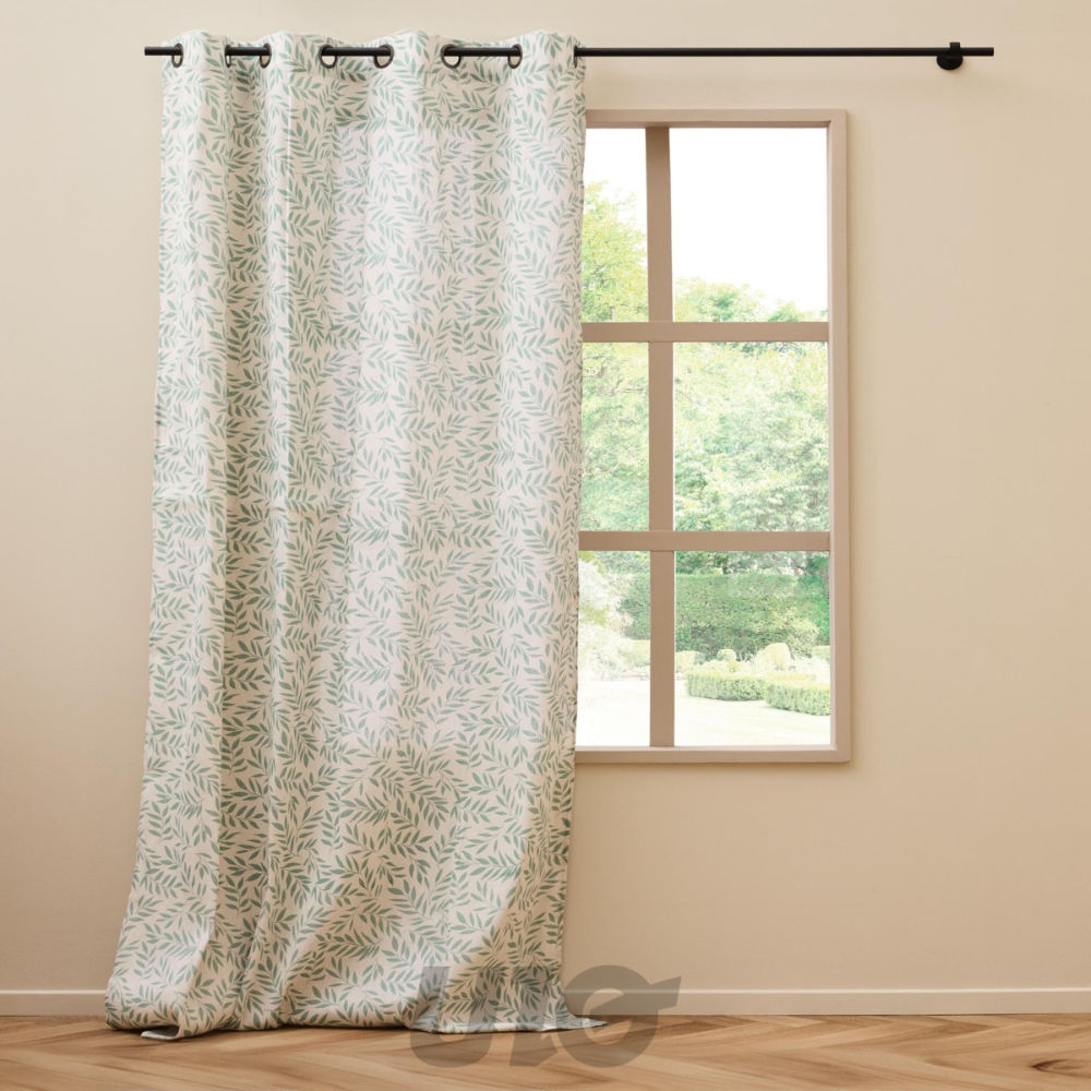 TENDA CON OCCHIELLI 140 X 280 CM POLICOTONE STAMPATO NAYA VEDouceur D'intÉrieur