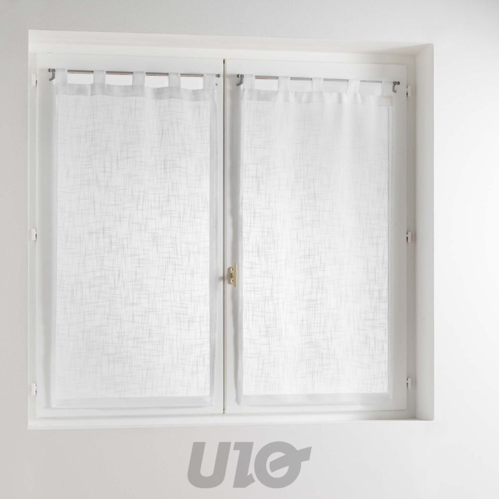 TENDAGGIO DRITTA CON PASSANTI 2X60X120 CM EFFETTO LINO TESSUDouceur D'intÉrieur