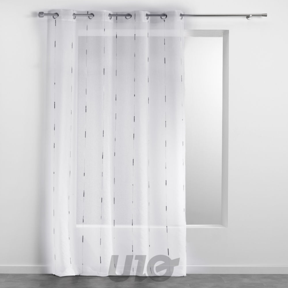 TENDAGGIO CON OCCHIELLI 140 X 280 CM VELO SABBIA FDouceur D'intÉrieur