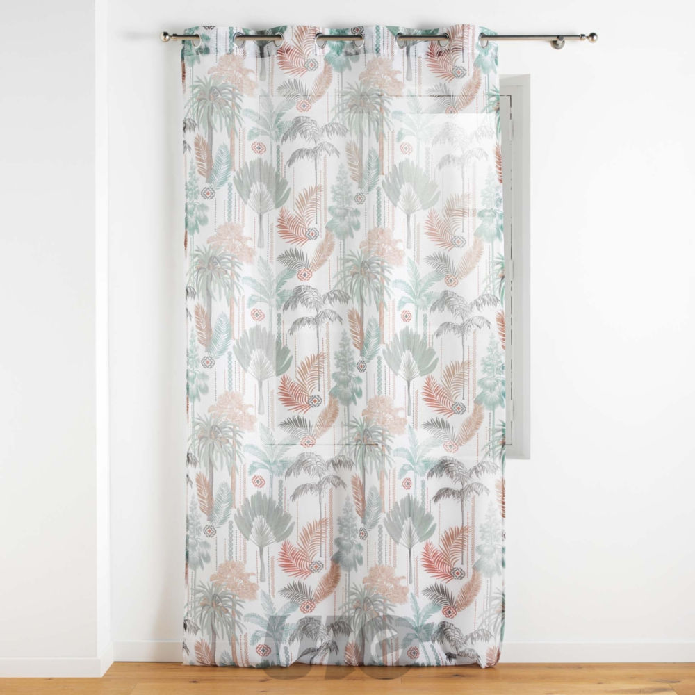 TENDAGGIO CON OCCHIELLI 140 X 280 CM VELO SABBIA SDouceur D'intÉrieur