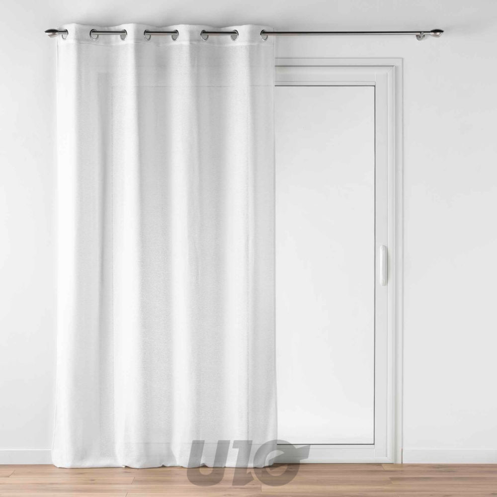 TENDAGGIO CON OCCHIELLI 140 X 280 CM EFFETTO LANADouceur D'intÉrieur