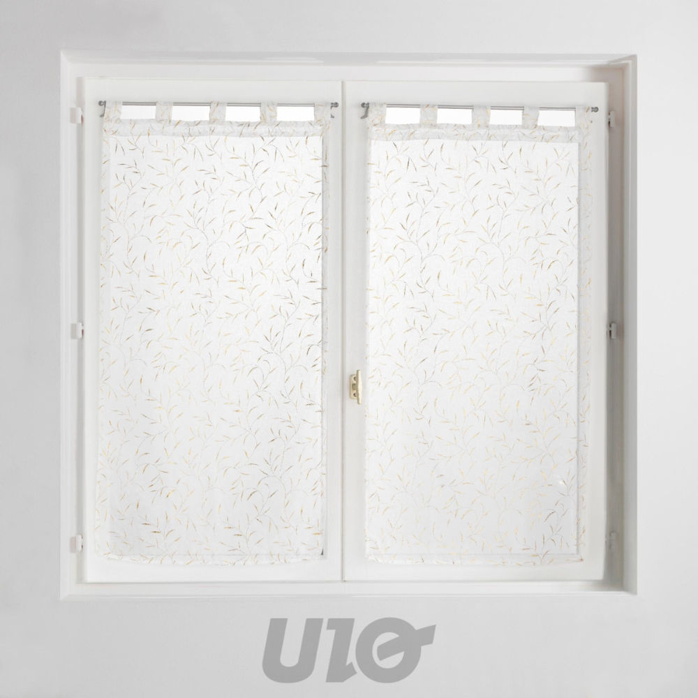 TENDAGGIO DRITTA CON PASSANTI 2X60X160 CM VELO SABBIATO APPLDouceur D'intÉrieur