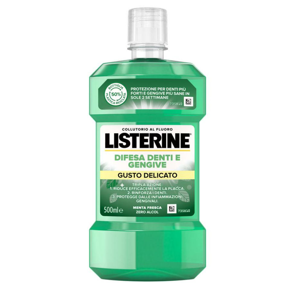 Listerine Difesa Denti e Gengive Gusto Delicato - 500mlListerine