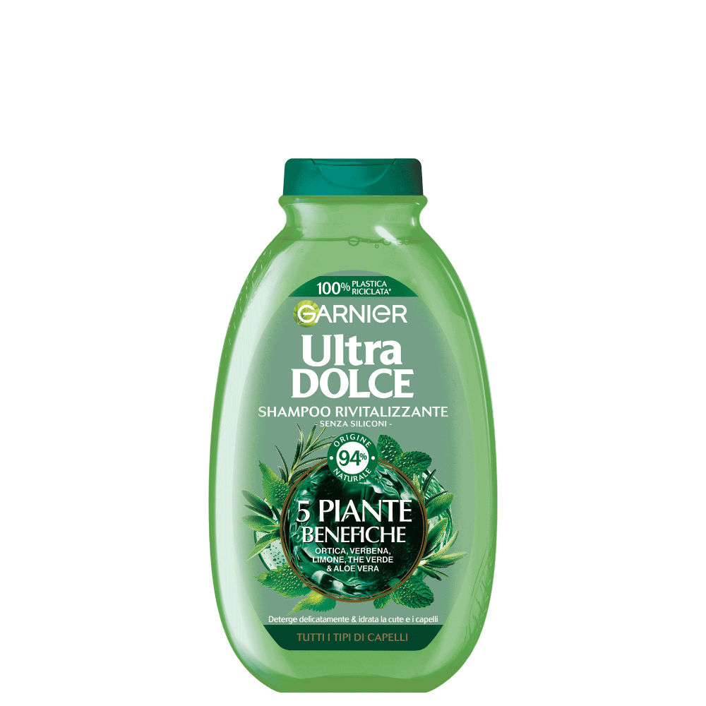 Ultra Dolce Shampoo 300ml Rivitalizzante - 5 PianteGarnier