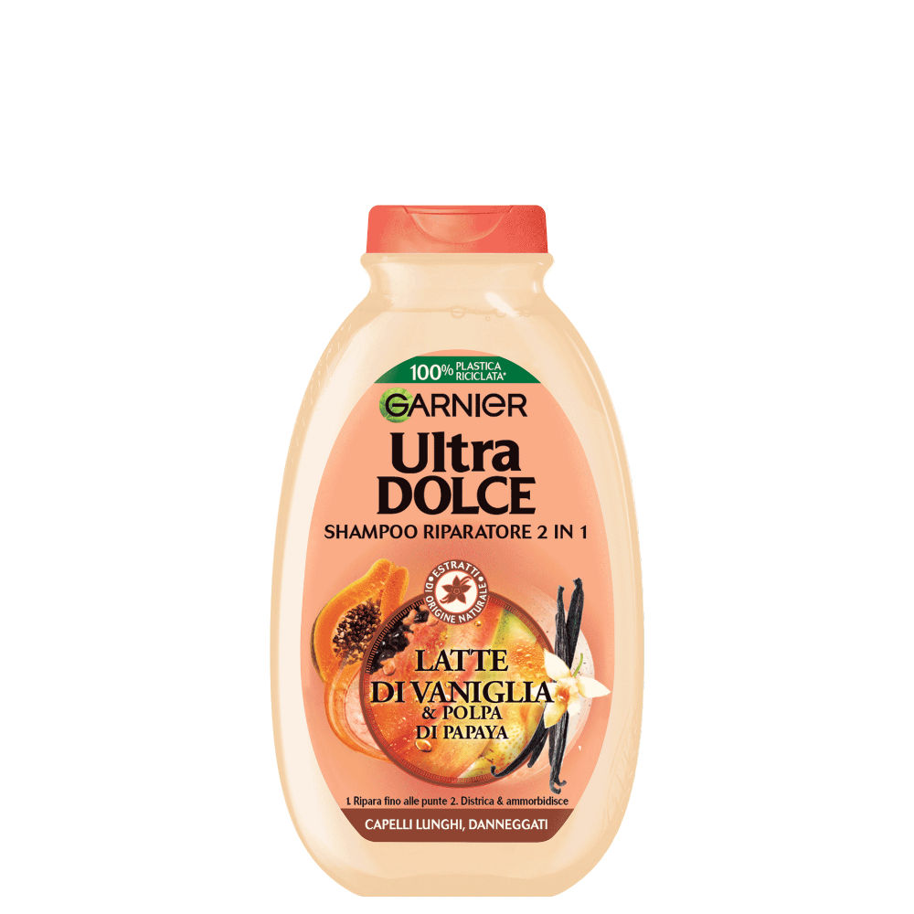 Ultra Dolce Shampoo 300ml Riparatore 2in1 - Vaniglia & PapayaGarnier