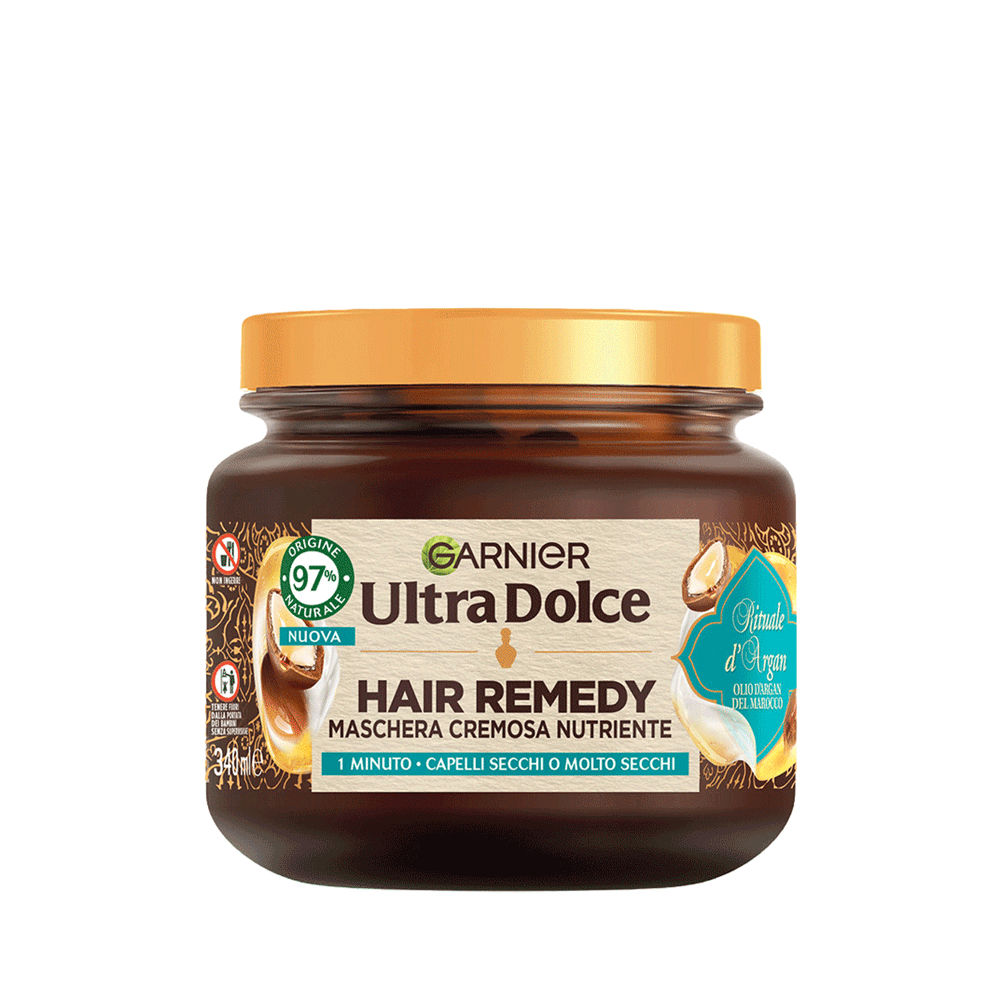 Ultra Dolce Hair Mask Nutriente 340ml - Rituale d'ArganGarnier
