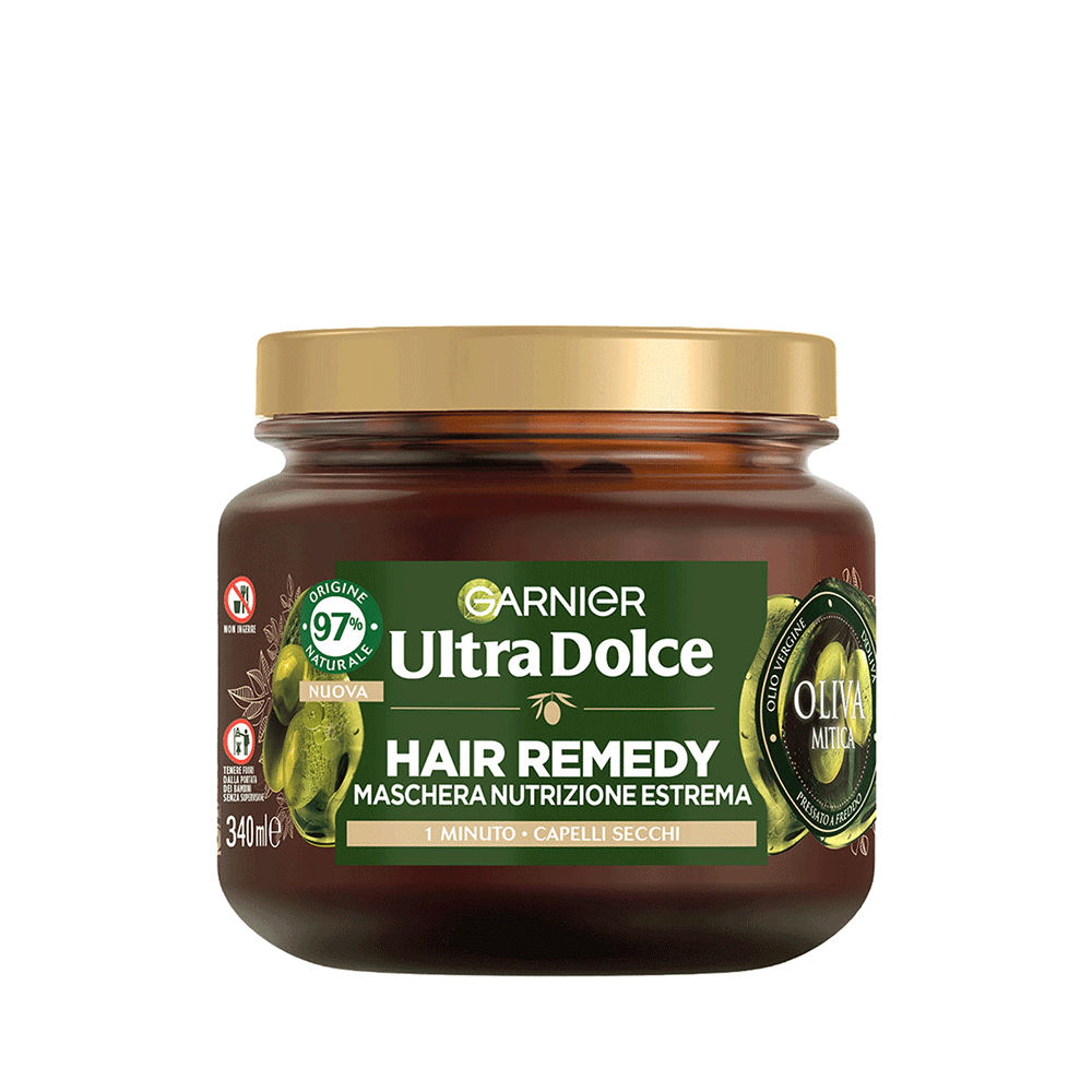 Ultra Dolce Hair Mask Nutrizione Estrema 340ml - Oliva MiticaGarnier