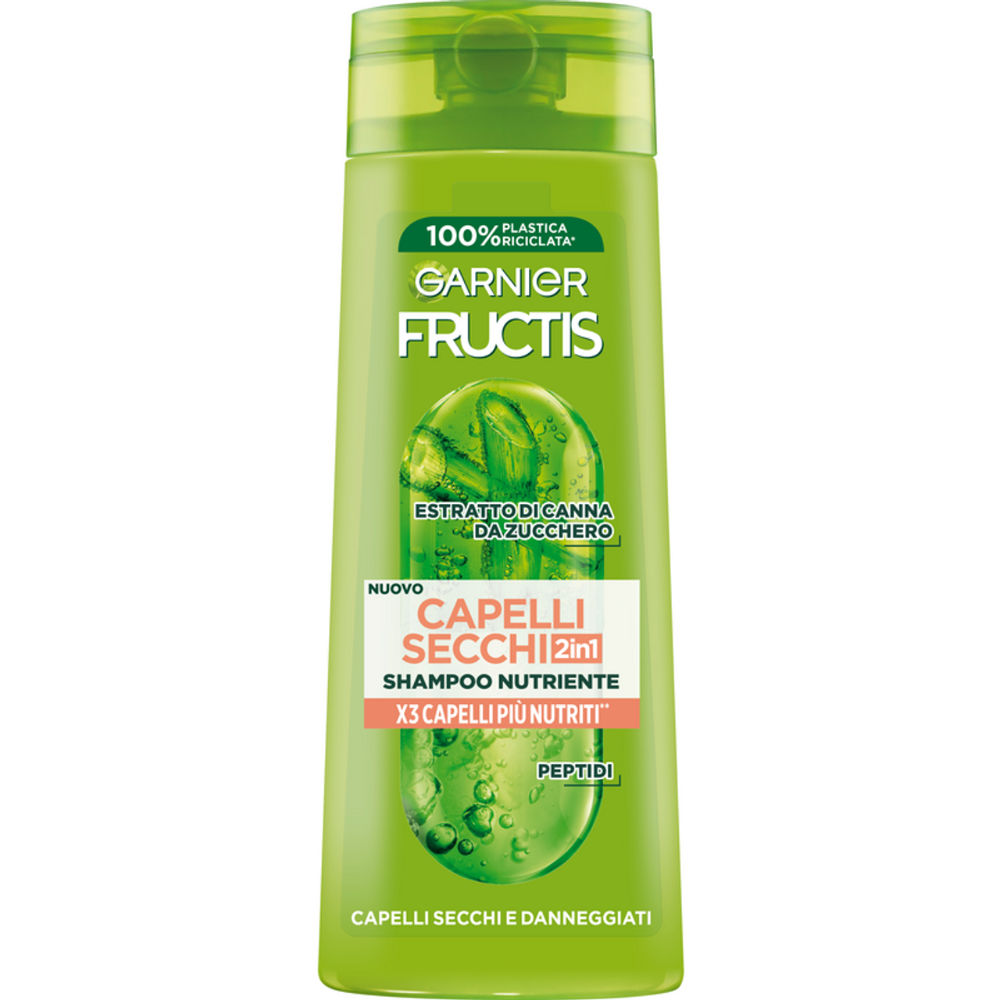 Fructis - Shampoo Nutriente 2in1 Capelli Secchi e Danneggiati - 250mlGarnier